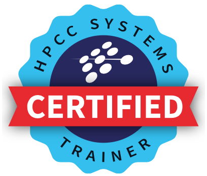 Image of the HPCC Systems Certified Trainer Badge
