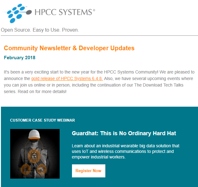 Community Newsletter & Developer Updates