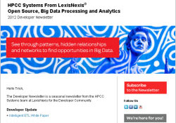 HPCC Systems 2012 Developer Newsletter